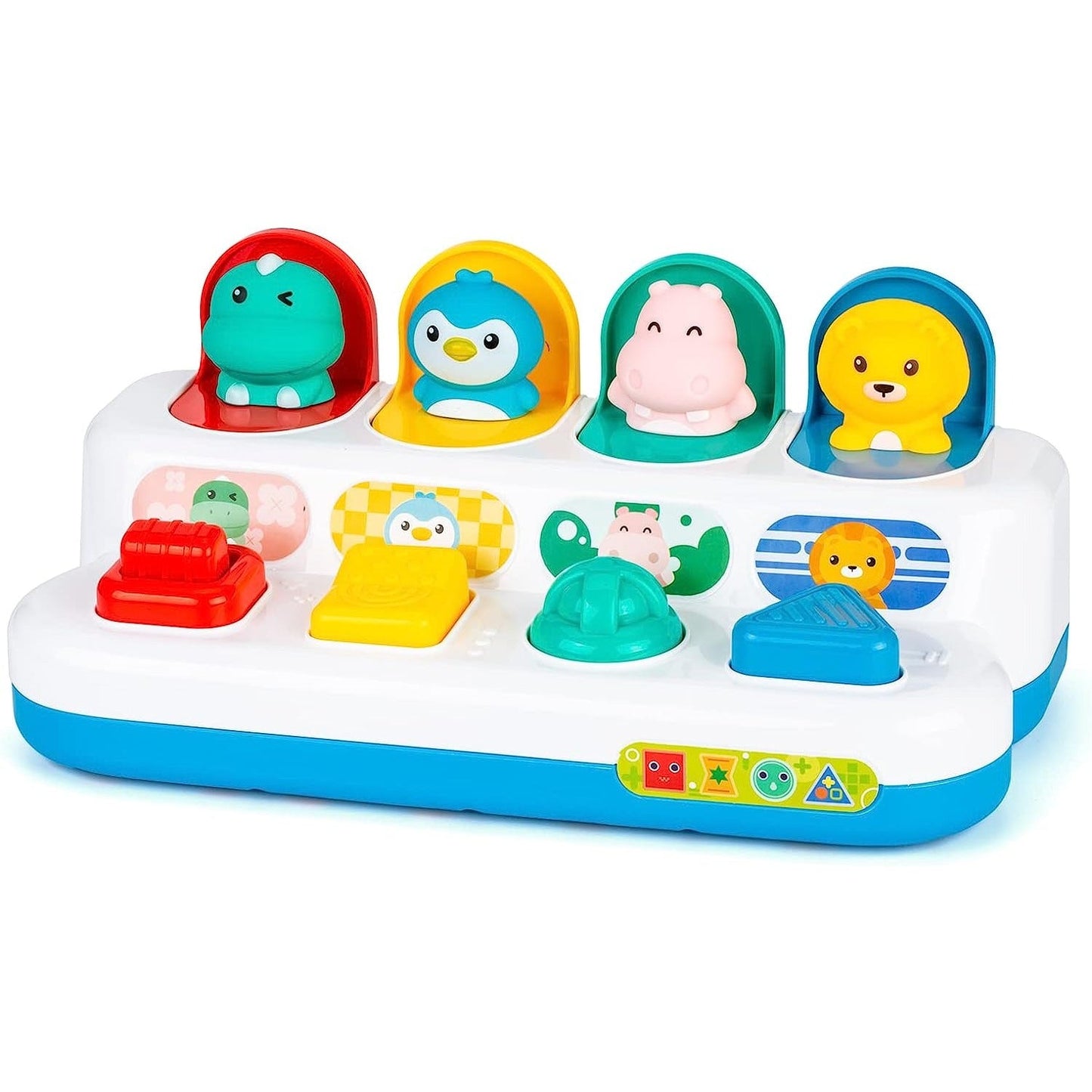 Enhance your baby's growth and learning with this interactive pop-up sensory toy featuring adorable animal characters! Perfect for Christmas, Halloween, Thanksgiving, Easter, or any gift-giving occasion.