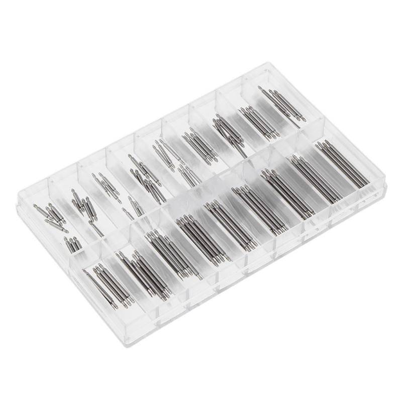 Watchmaker tools include 144 pieces of watch band spring strap link pins, making it an ideal choice for gifts and watch assembly.