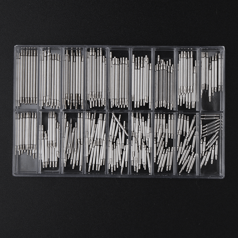 Watchmaker tools include 144 pieces of watch band spring strap link pins, making it an ideal choice for gifts and watch assembly.