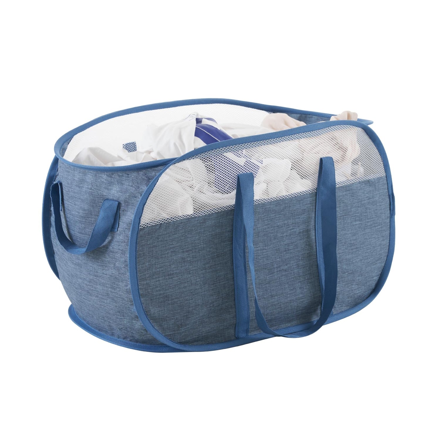 Collapsible Laundry Baskets: Convenient Foldable Design with Reinforced Handles, Durable Pop-Up Hampers for Laundry. Tearproof and Easy to Carry Basket for Home, Dorm, Travel, and Organization. Ideal for Storage Supplies.