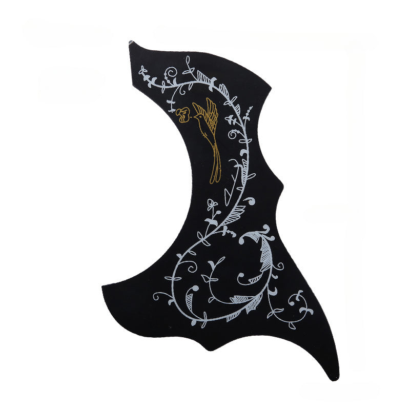 Professional acoustic guitar pickguard for 40-inch and 41-inch guitars - FF Bonfires.