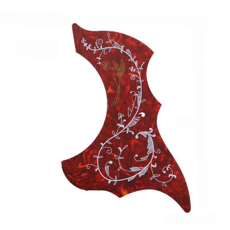 Professional acoustic guitar pickguard for 40-inch and 41-inch guitars - FF Bonfires.