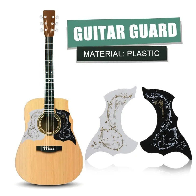 Professional acoustic guitar pickguard for 40-inch and 41-inch guitars - FF Bonfires.