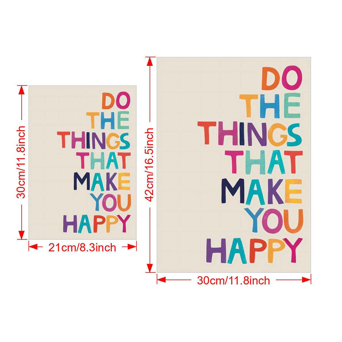 Motivational Canvas Poster for Home Decor