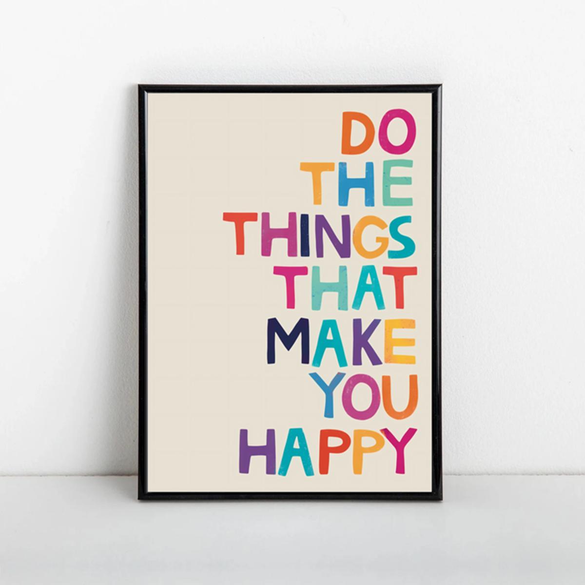 Motivational Canvas Poster for Home Decor