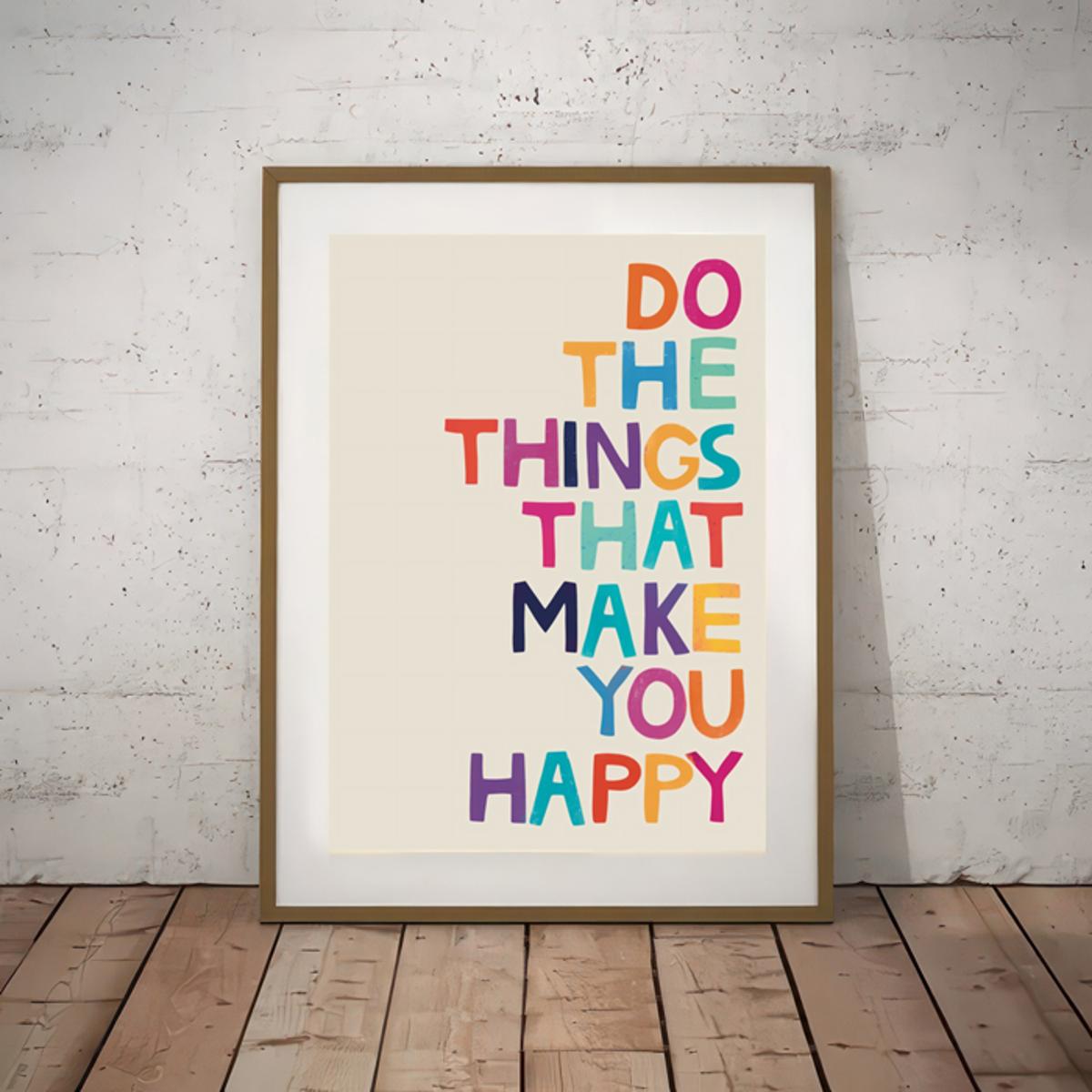 Motivational Canvas Poster for Home Decor