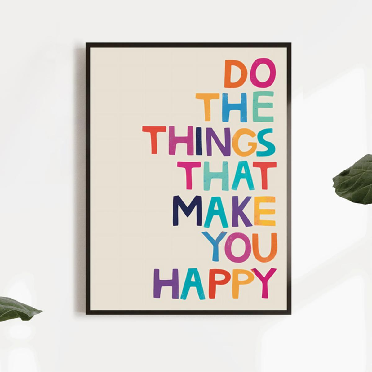 Motivational Canvas Poster for Home Decor