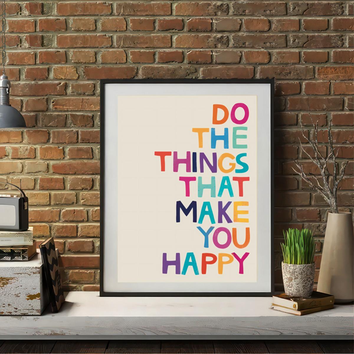 Motivational Canvas Poster for Home Decor