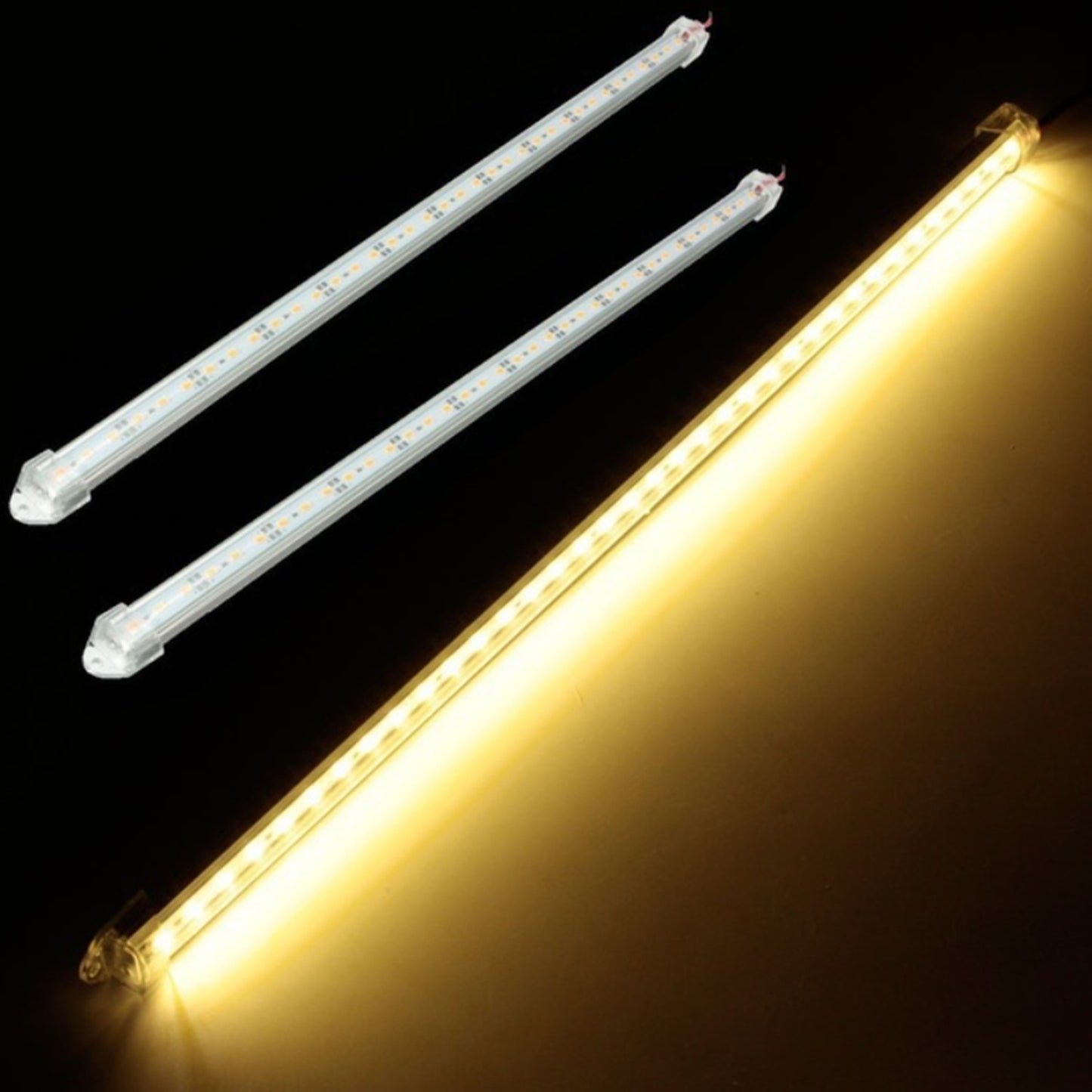 10pcs 12V LED light bars, available in 30CM or 50CM with switch for various vehicle and trailer applications.