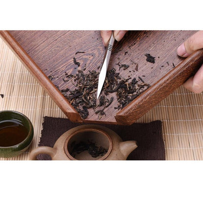 Home tearoom or store must-have: Exquisite stainless steel tea needle and cutter for Puer tea ceremonies, a beautiful addition to tea accessories and crafts.