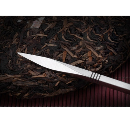 Home tearoom or store must-have: Exquisite stainless steel tea needle and cutter for Puer tea ceremonies, a beautiful addition to tea accessories and crafts.