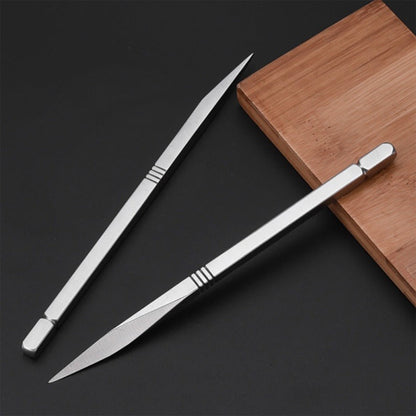 Home tearoom or store must-have: Exquisite stainless steel tea needle and cutter for Puer tea ceremonies, a beautiful addition to tea accessories and crafts.