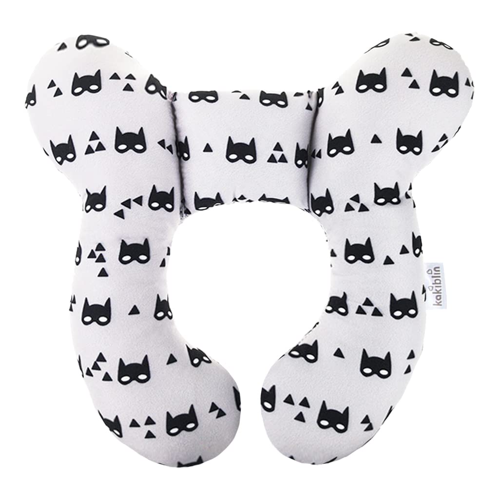 Upgrade your travel comfort with the Gray Fox Soft Youngsters Travel Pillow - Enhanced Neck Support for Car Seats & Strollers, Easy to Clean Machine Washable Polyester