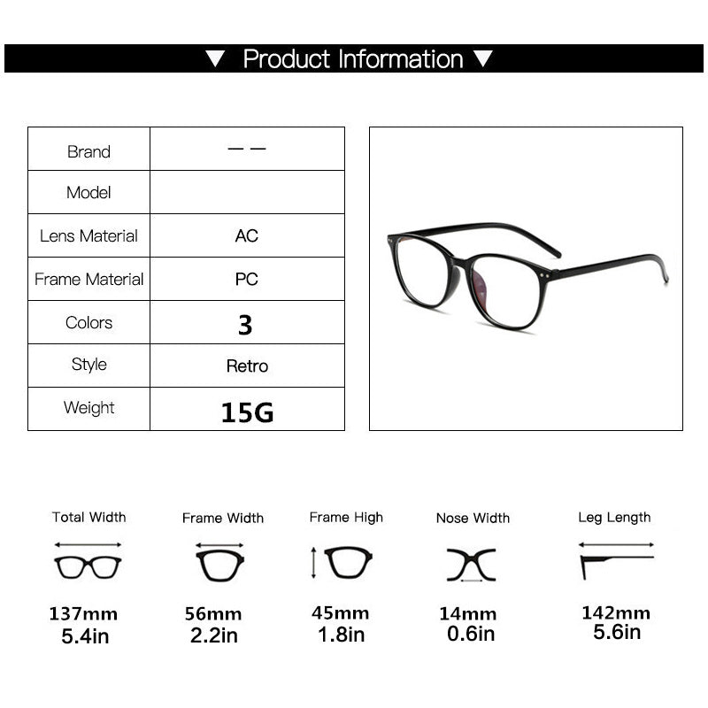 Blue Light Blocking Glasses for Women & Men, Reduce Eye Fatigue from Screens