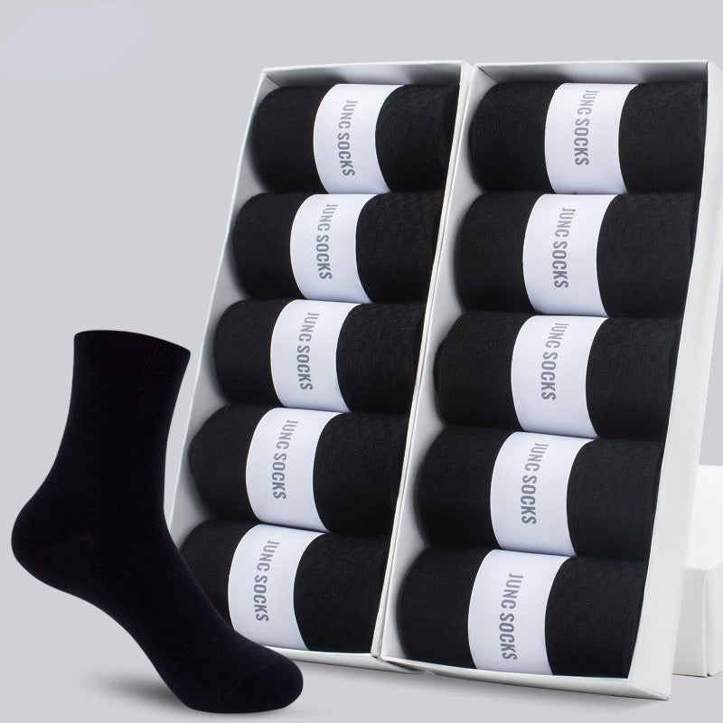 5 pairs of men's low cut socks, soft and breathable for all seasons.