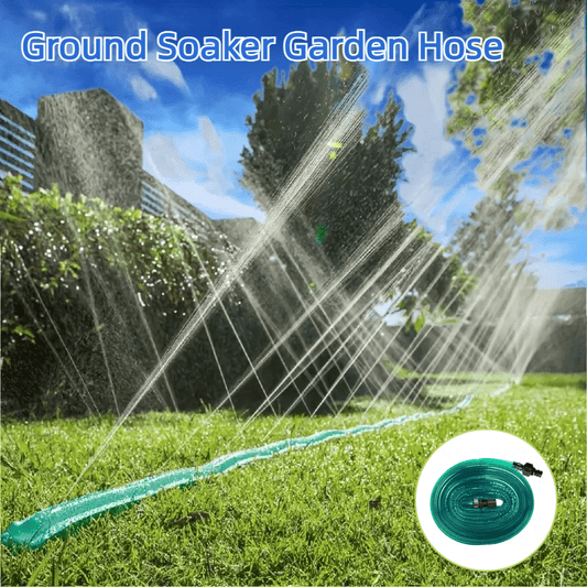 Flexible garden soaker hose perfect for garden irrigation.