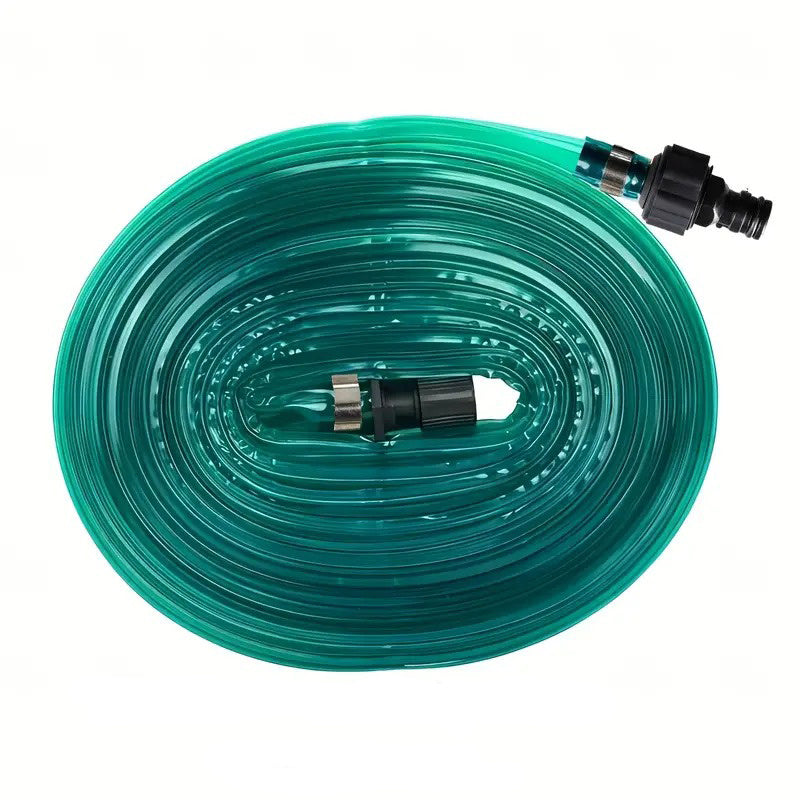 Flexible garden soaker hose perfect for garden irrigation.