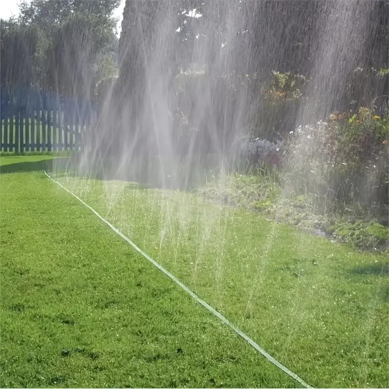 Flexible garden soaker hose perfect for garden irrigation.