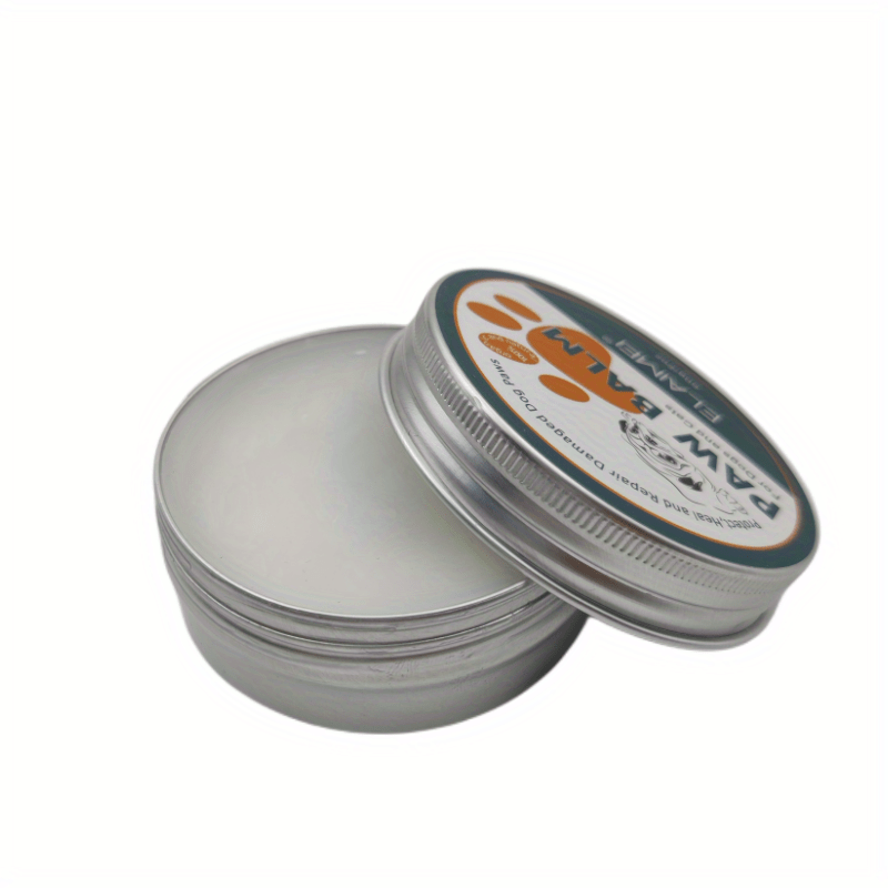 60g ELAIM Paw Balm for Dogs & Cats protects, heals, and moisturizes paws and noses with natural ingredients like Aloe Vera and Coconut Oil. Ideal for cracked pads and hot pavement.