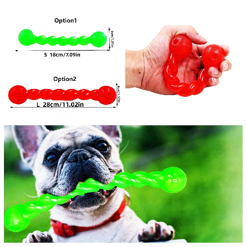 Rubber chew toy for medium to large dogs, ideal for aggressive chewers.