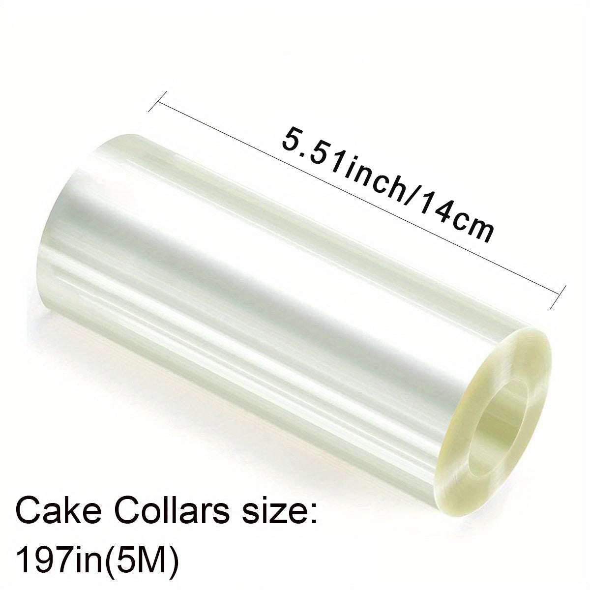 Transparent film cake collar, ideal for creating roll cakes and other desserts. This baking accessory is a must-have for any kitchen, perfect for mousse, chocolate, and pastry creations. Get yours today and elevate your baking experience!