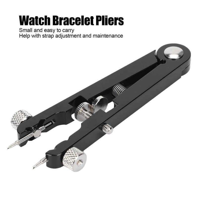 Watchmakers' V-Type Bracelet Spring Bar Pliers - Tool for Removing and Replacing Spring Bars on Watch Straps