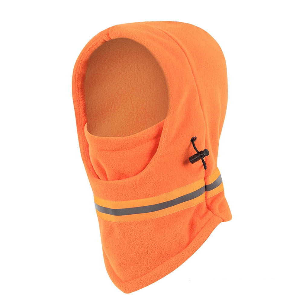 Stay warm and cozy in this Candy Color Fleece Ski Mask. The Visibility Reflective Thermal Balaclava is both windproof and adjustable, perfect for women and men enjoying the winter outdoors.