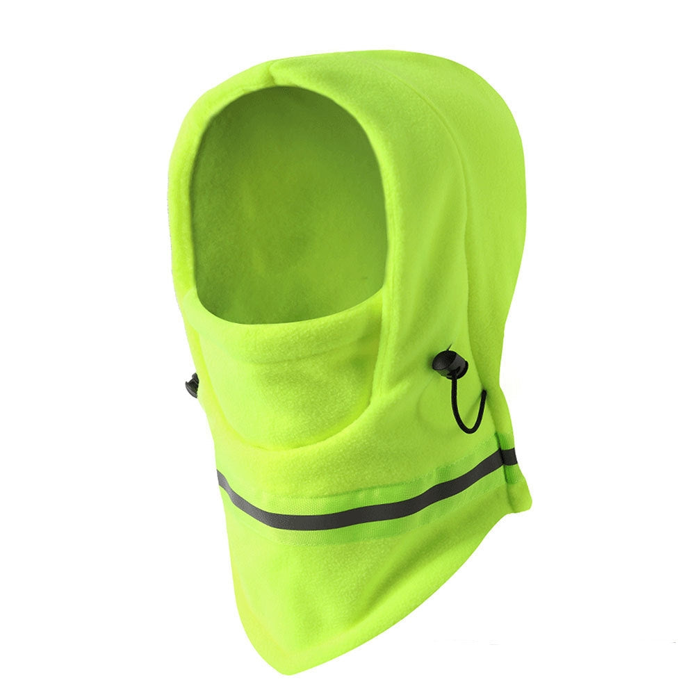 Stay warm and cozy in this Candy Color Fleece Ski Mask. The Visibility Reflective Thermal Balaclava is both windproof and adjustable, perfect for women and men enjoying the winter outdoors.