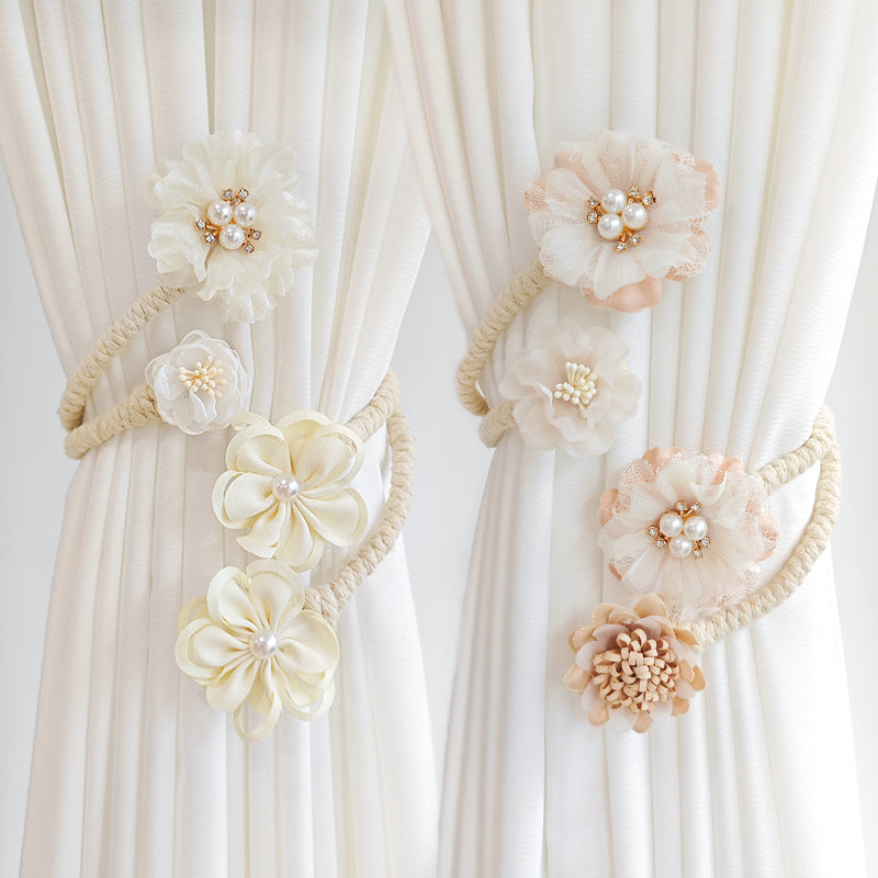 1 piece Flower Curtain Buckle, Tieback Clip for Cute and Stylish Home Decor in Living Room or Bedroom