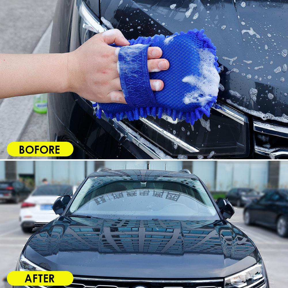 Car washing sponge brush for cleaning vehicles at home or on the go, suitable for cars, motorcycles, and other vehicles.