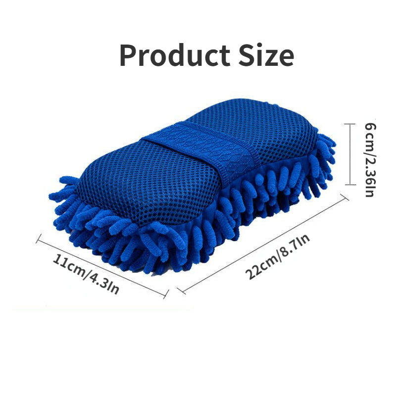 Car washing sponge brush for cleaning vehicles at home or on the go, suitable for cars, motorcycles, and other vehicles.