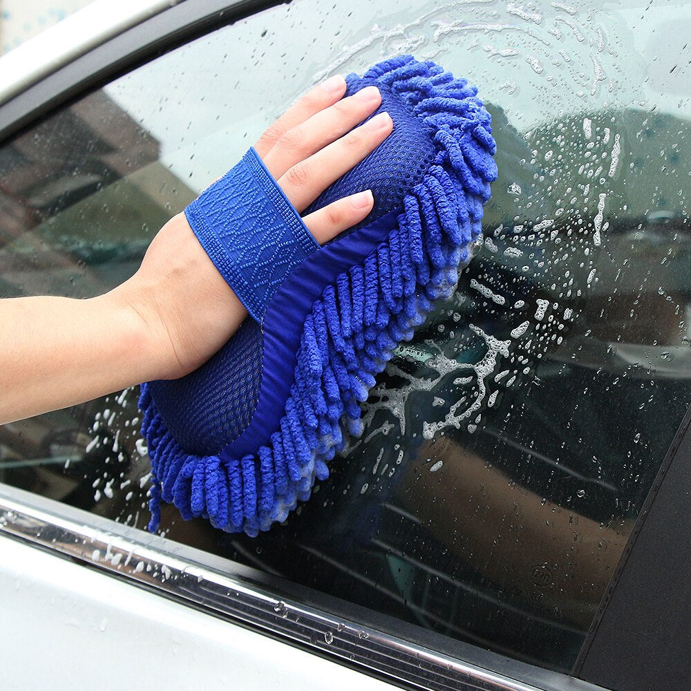 Car washing sponge brush for cleaning vehicles at home or on the go, suitable for cars, motorcycles, and other vehicles.