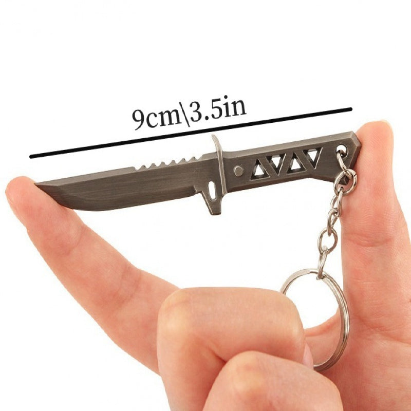 1 piece of 9 cm Creative Alloy Keychain designed for Men, a unique and stylish gift option for men