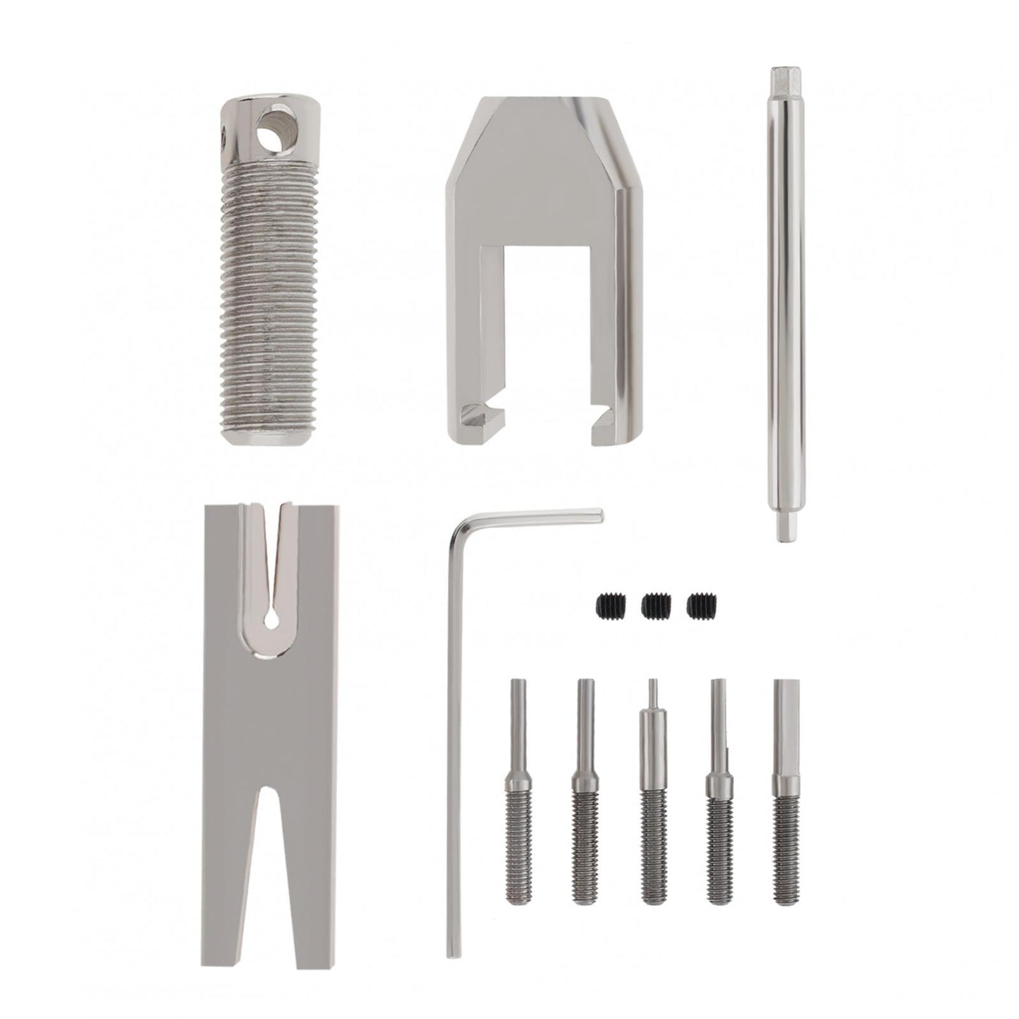 RC motor pinion gear puller removal tool set for upgrading helicopter motor pinion parts.