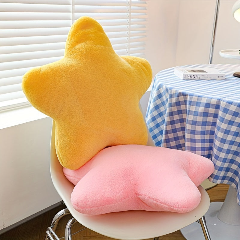 Get yourself a charming and adorable star-shaped pillow to add some creativity to your space. This soft sofa cushion makes for a perfect gift for birthdays, Christmas, or Thanksgiving.