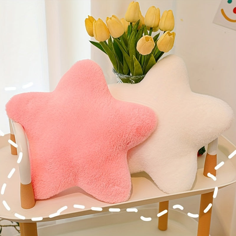 Get yourself a charming and adorable star-shaped pillow to add some creativity to your space. This soft sofa cushion makes for a perfect gift for birthdays, Christmas, or Thanksgiving.