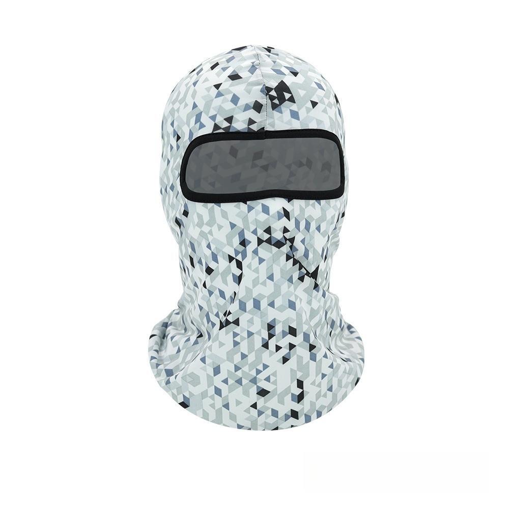 Outdoor Camouflage Balaclava: Breathable Windproof Hooded Scarf for Women and Men, Ideal for Skiing and Tactical Use