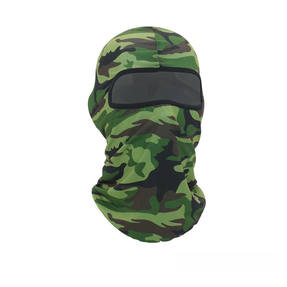 Outdoor Camouflage Balaclava: Breathable Windproof Hooded Scarf for Women and Men, Ideal for Skiing and Tactical Use