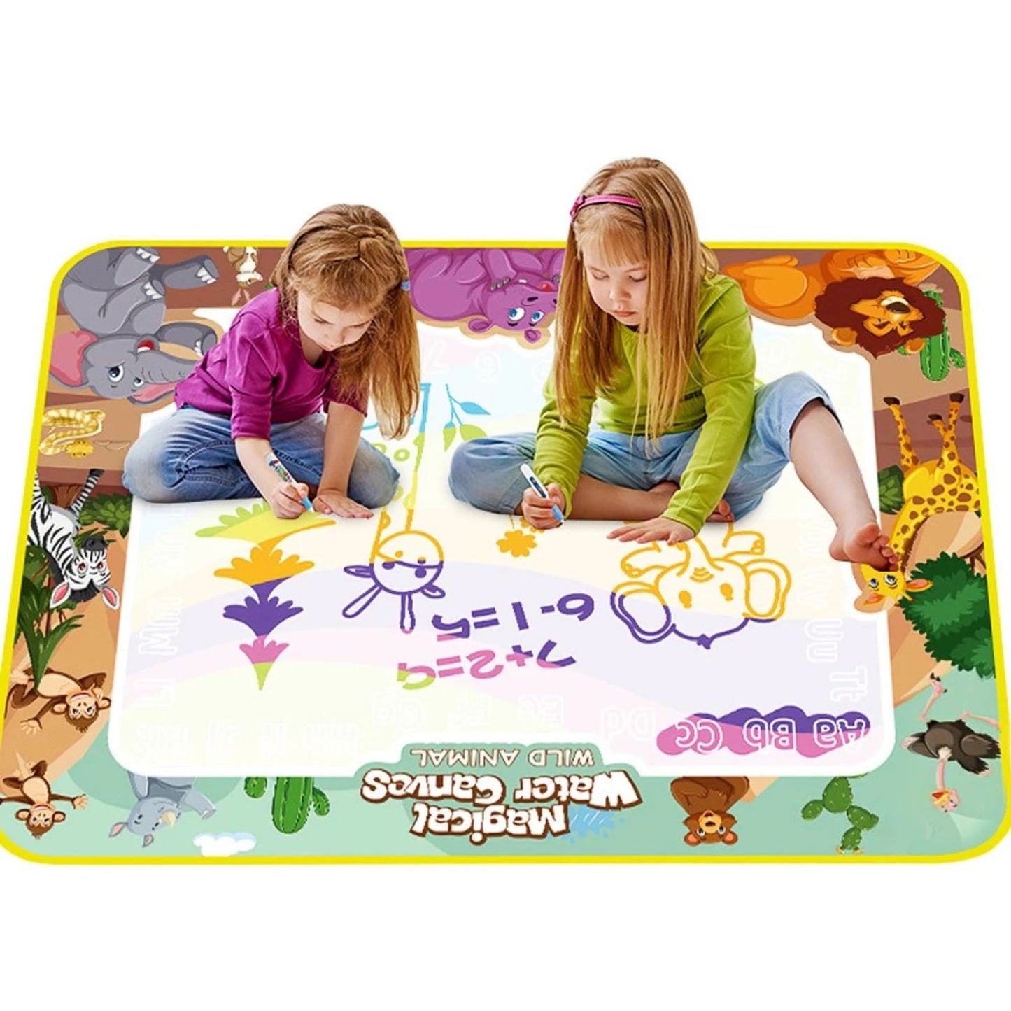 Children's Easter gift: Magic Water Painting Cloth Toy can also be used as a Watercolor Painting Board, Magic Color Doodle Blanket, and Water Painting Book.