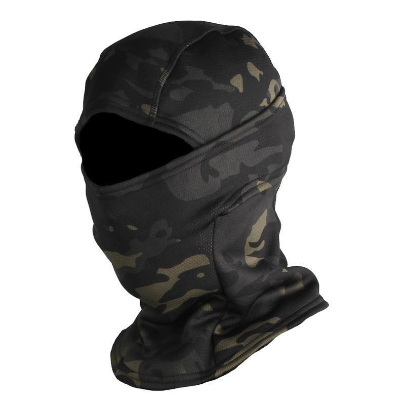 Unisex Tactical Balaclava for Outdoor Activities, with Coldproof and Windproof Features for Motorcycle Riding and Skiing. Made of Elastic and Breathable Material, Suitable for Casual Hunting. Designed for Both Women and Men.