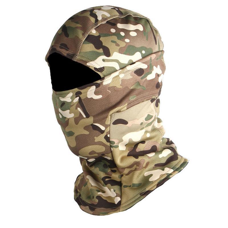 Unisex Tactical Balaclava for Outdoor Activities, with Coldproof and Windproof Features for Motorcycle Riding and Skiing. Made of Elastic and Breathable Material, Suitable for Casual Hunting. Designed for Both Women and Men.