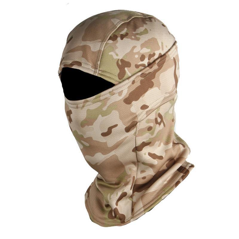 Unisex Tactical Balaclava for Outdoor Activities, with Coldproof and Windproof Features for Motorcycle Riding and Skiing. Made of Elastic and Breathable Material, Suitable for Casual Hunting. Designed for Both Women and Men.