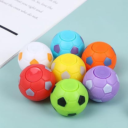 "Soccer ball fidget spinners, 8, 16, and 20-pack options for teen party favors, goodie bags, prizes, pinatas, birthdays, and bulk gifts.