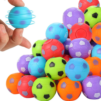 "Soccer ball fidget spinners, 8, 16, and 20-pack options for teen party favors, goodie bags, prizes, pinatas, birthdays, and bulk gifts.