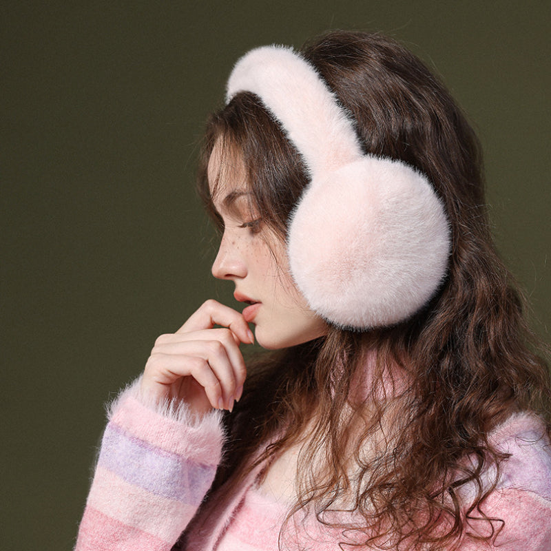 Cosy Ear Protectors for Autumn and Winter - This versatile accessory is perfect for riding, commuting, or simply keeping warm. Made from thick imitation mink plush, these large ear covers will keep you stylish and snug all season long.