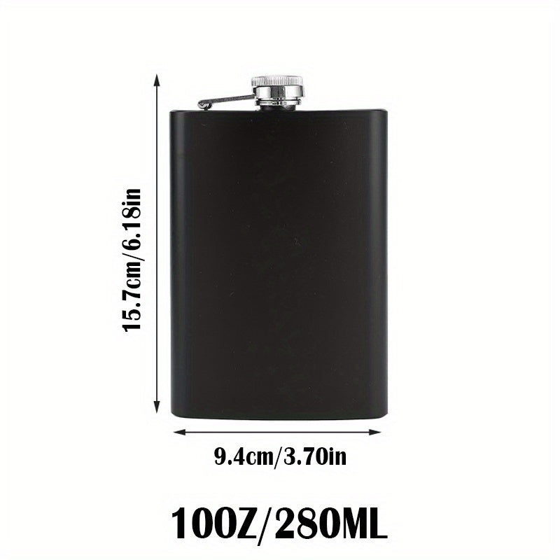 Noxud qotishma frosted hip flask - 1 dona - vino, viski, vodka uchun zamonaviy va portativ ichimlik flaski - sayohat va uyda foydalanish uchun mukammal - erkaklar uchun ajoyib sovg'a, Otalar kuni uchun ideal!