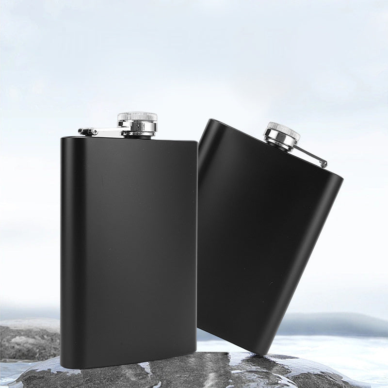 Noxud qotishma frosted hip flask - 1 dona - vino, viski, vodka uchun zamonaviy va portativ ichimlik flaski - sayohat va uyda foydalanish uchun mukammal - erkaklar uchun ajoyib sovg'a, Otalar kuni uchun ideal!