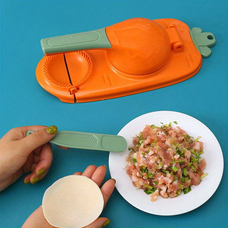 Versatile Dumpling Maker and Dough Press - Convenient, Non-Stick Tool for Effortless Dumpling Making - Must-Have Kitchen Accessory