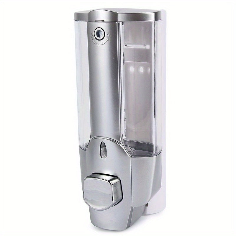 1pc 350ml Wall Mount Soap Dispenser for Bathroom with Shower Liquid.