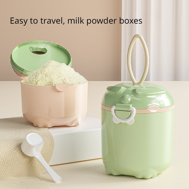 Box of Milk Powder, Travel-Friendly Milk Powder Dispenser, Milk Powder Container with Seal, Storage Box for Moisture Protection